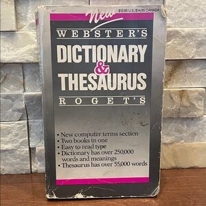 Webster's Dictionary & Thesaurus
